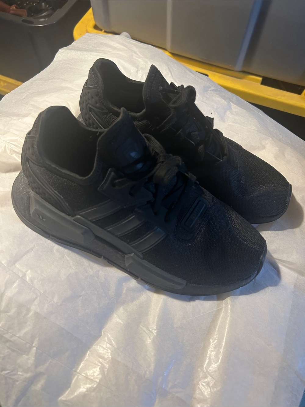 adidas Kids Black Low-Top Sneakers